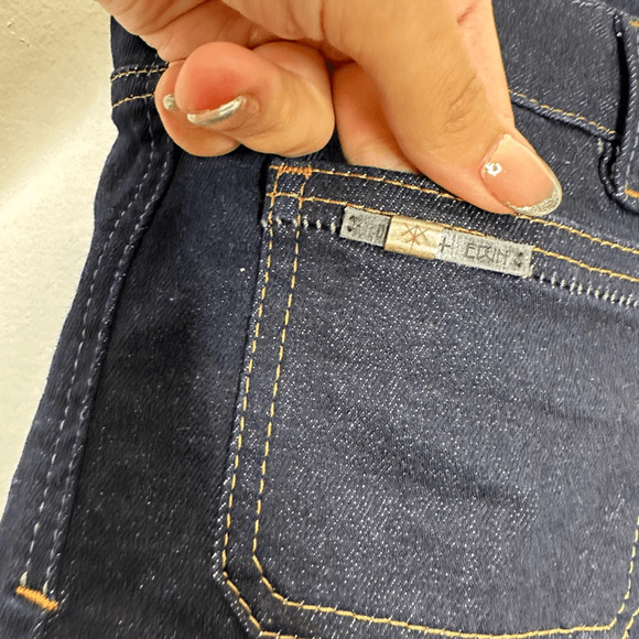 DIESEL X EDUN Ed-Esyl Shorts Dark Wash Blue low rise y2k womens denim 28 - Picture 3 of 8